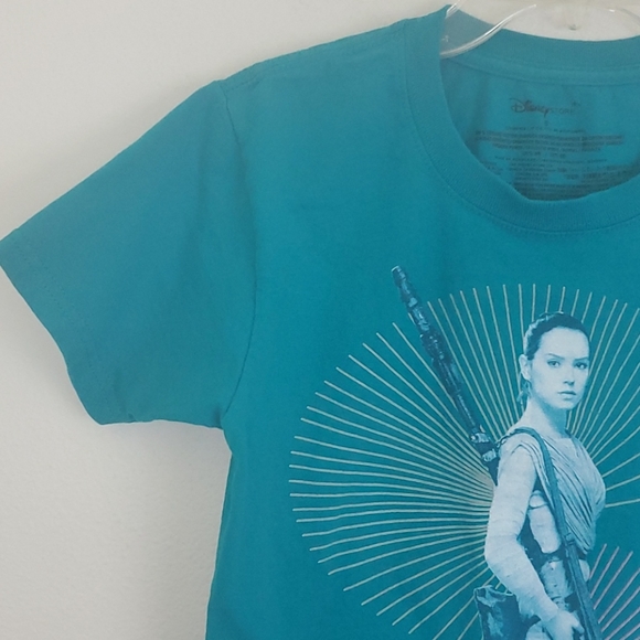 Star Wars Disney R2 D2 Turquoise Graphic Shirt S - Picture 4 of 4
